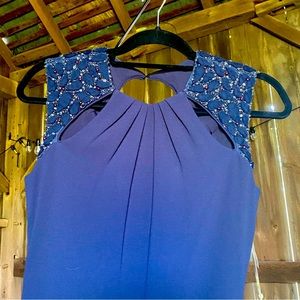 Badgley Mischka full length gown black tie dress